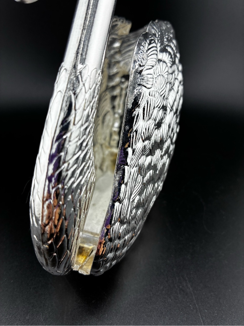 1984 Godinger Silver plated Swan letter holder - Picture 6 of 12